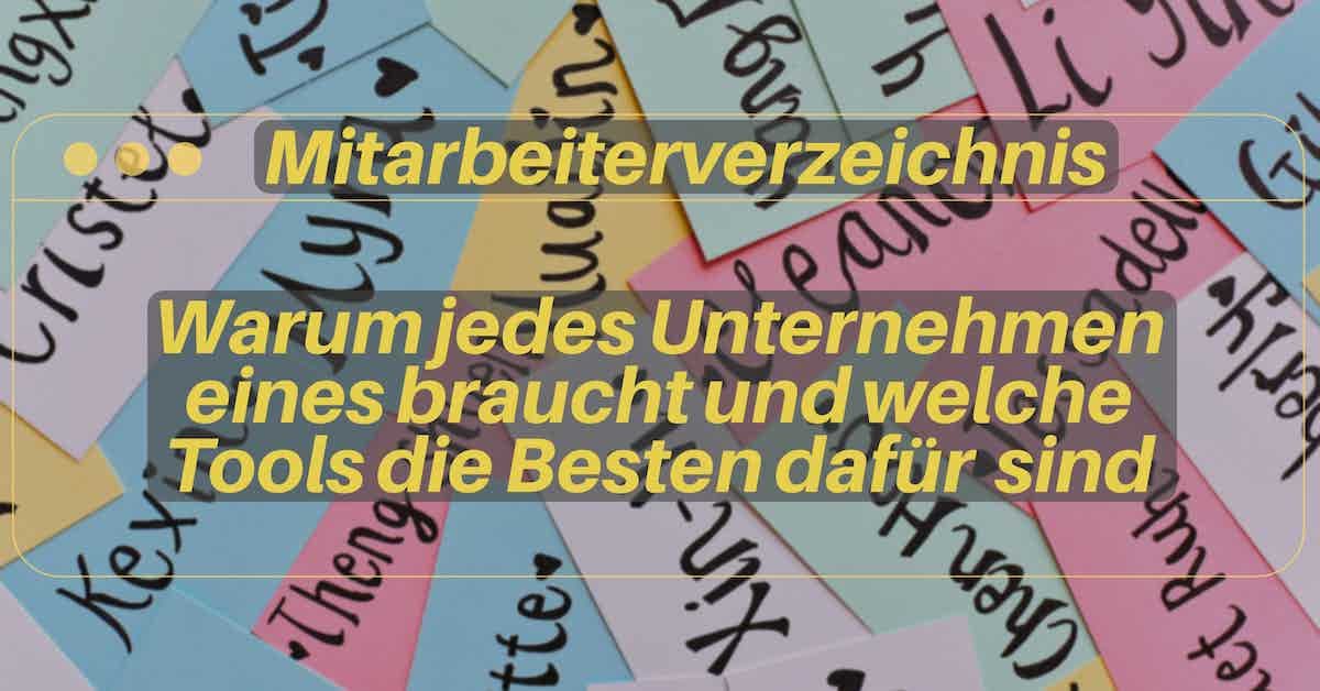 8 Punkte für ein digitales Mitarbeiterverzeichnis in 2026