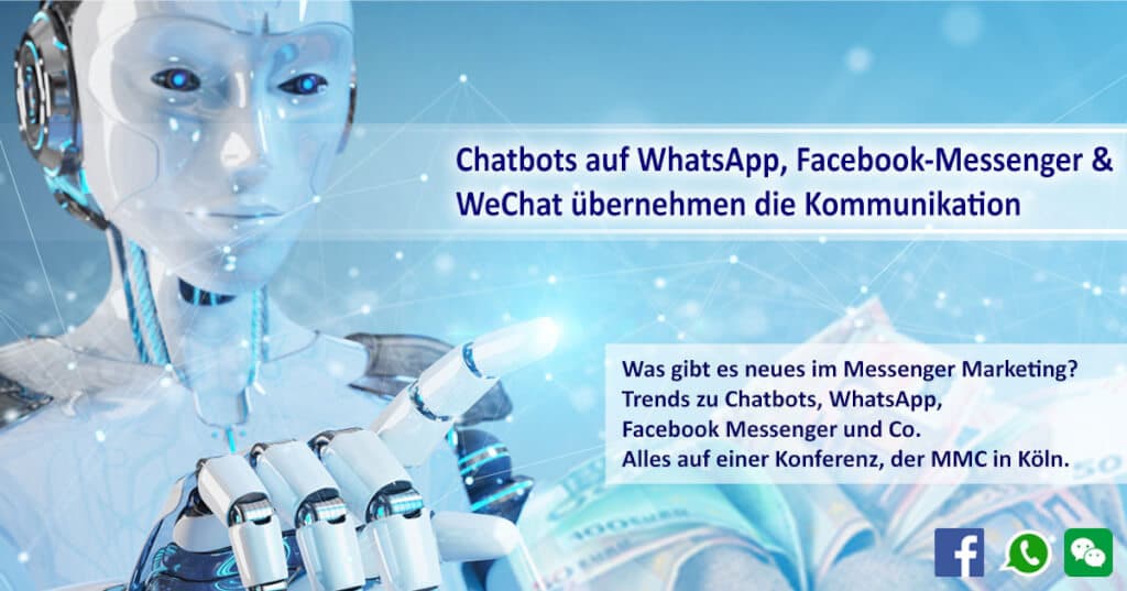 Chatbots auf WhatsApp, Facebook-Messenger & WeChat übernehmen die Kommunikation